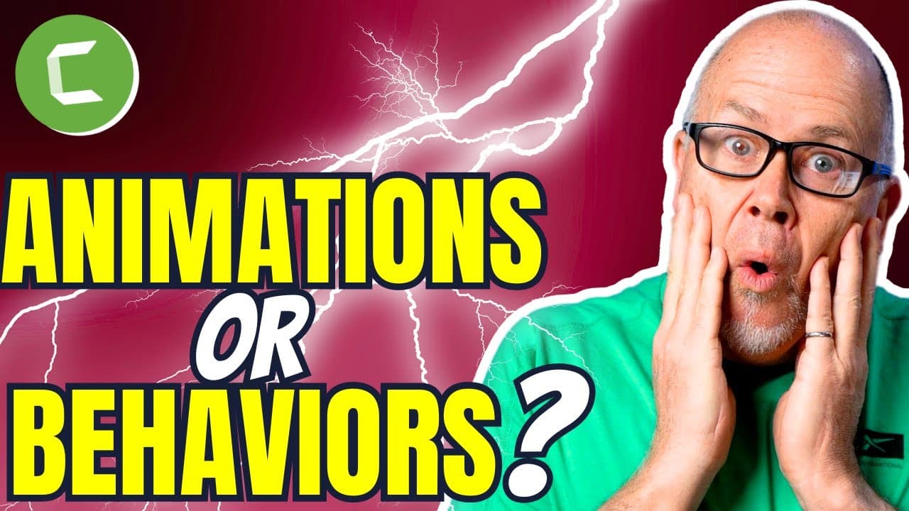 Animations vs Behaviors in Camtasia - Which is Better?